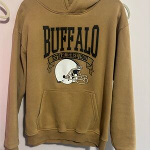 Buffalo Tan Hoodie Sweatshirt